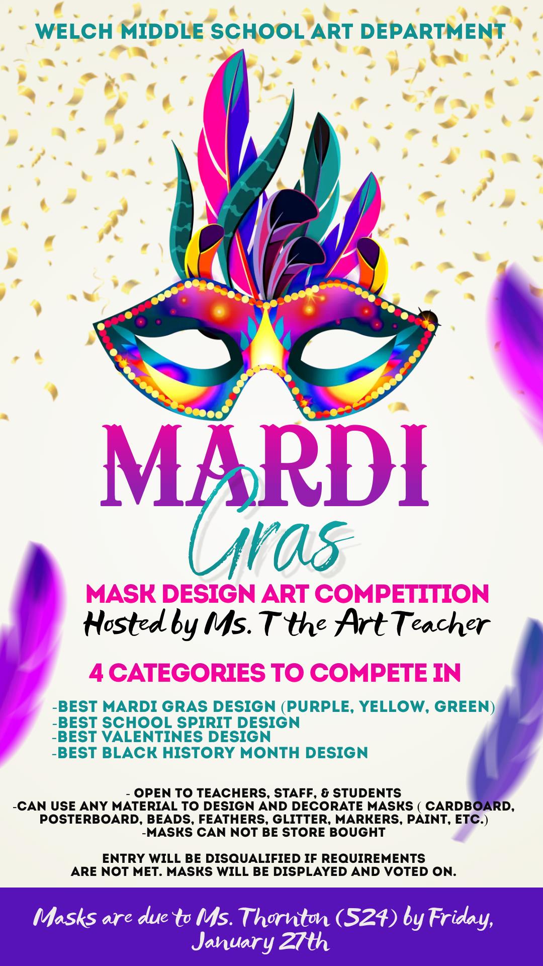 Mardi Gras Art Competition